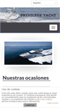 Mobile Screenshot of privilege-yacht.com